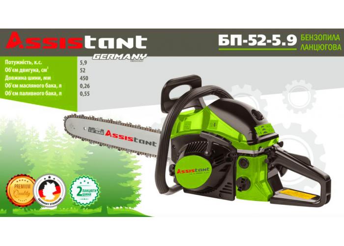 Бензопила Assistant БП-52-5.9 (2+2) Бензопила Assistant БП-52-5.9 (2+2)