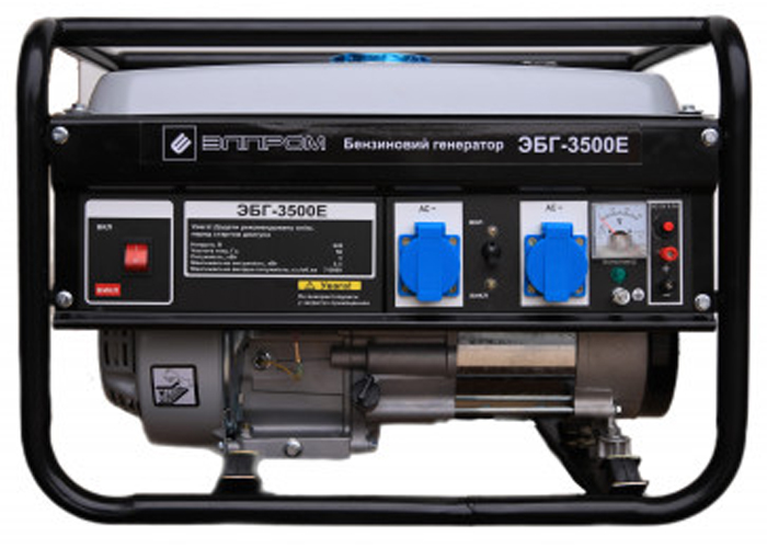 Бензиновый генератор ЭЛПРОМ ЭБГ-3500 (3,3 кВт, 220В) Бензиновый генератор ЭЛПРОМ ЭБГ-3500 (3,3 кВт, 220В)