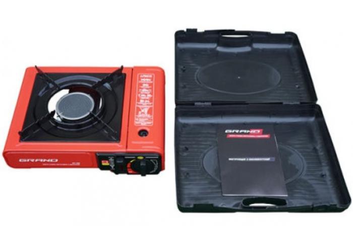 Плита газовая портативная с турбо-горелкой Grand ПГ-2М Плита газовая портативная с турбо-горелкой Grand ПГ-2М