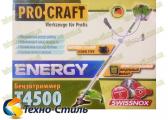 Коса бензиновая Procraft T 4500 ENERGY (3 ножа 3Т, 8Т, 40Т победит + 1 катушка метал)