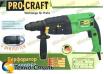 Перфоратор PROCRAFT BH-1400 DFR, Прямий, патрон SDS-plus Перфоратор PROCRAFT BH-1400 DFR, Прямий, патрон SDS-plus